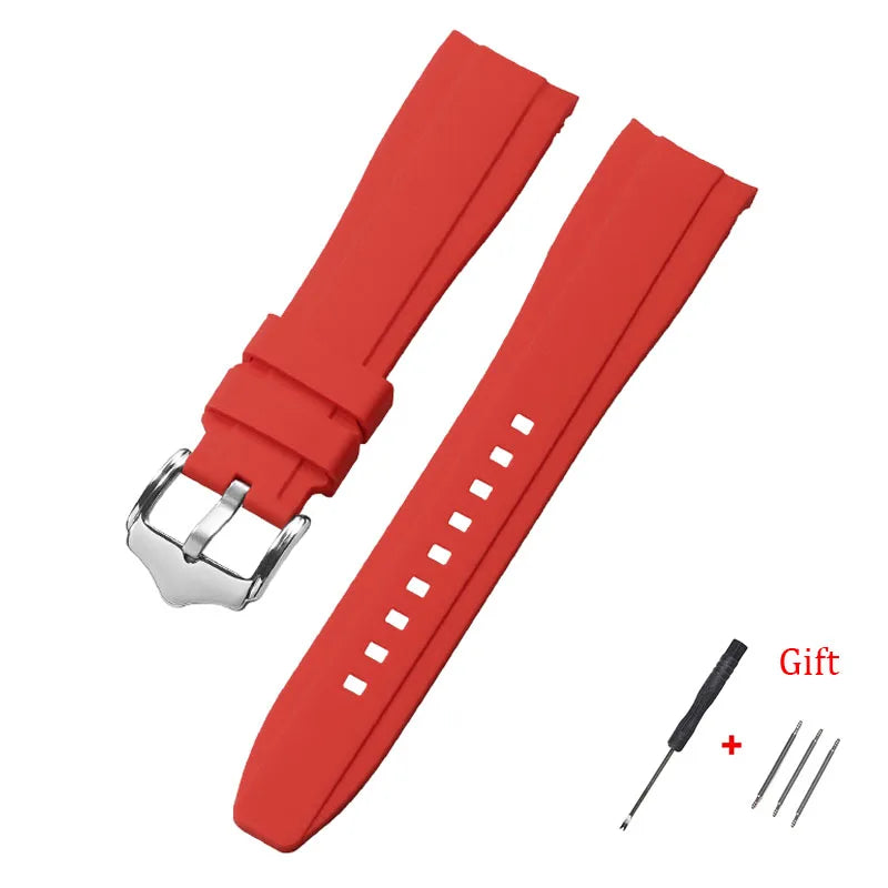 OnePlus Smartwatch Silicone Watch Band Curved End Rubber Strap Bracelet