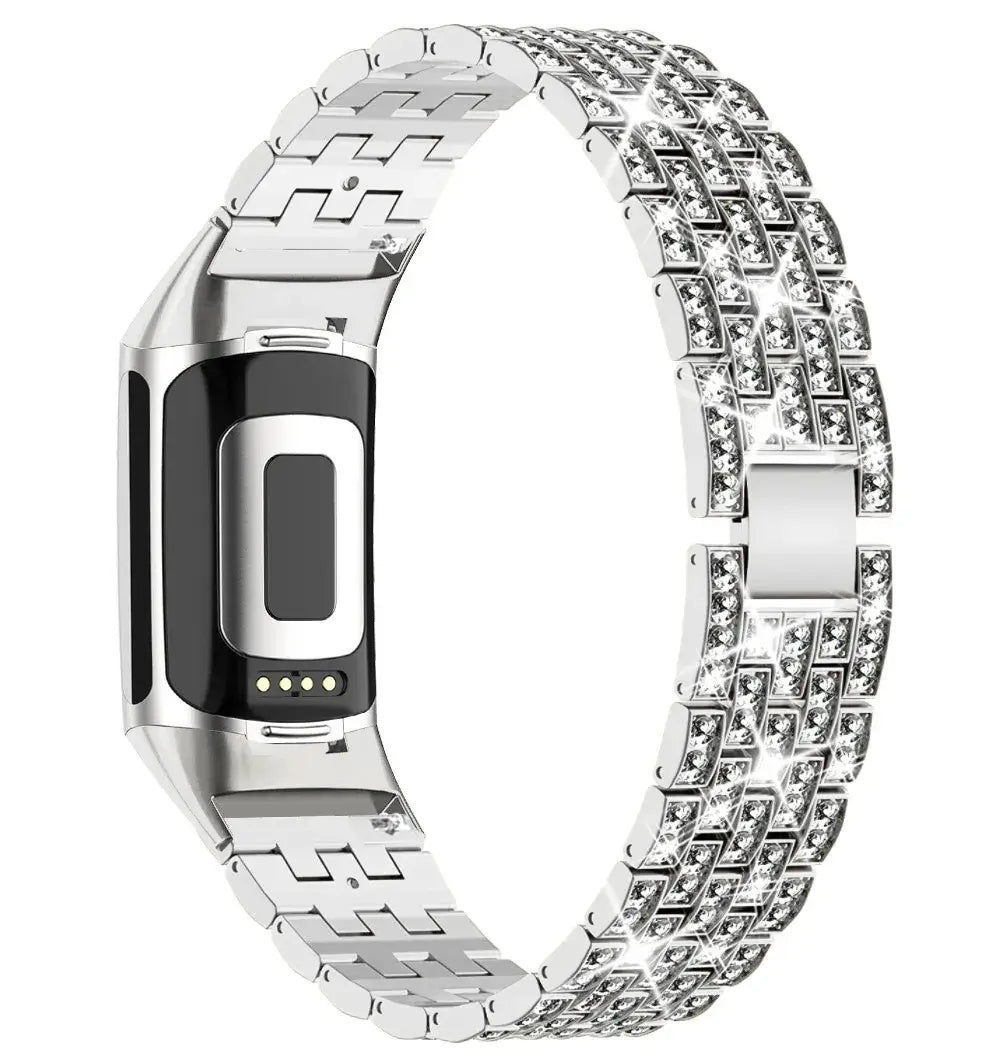 Fitbit Charge 5 6 3 4 Metal Band - Stylish Durable Strap