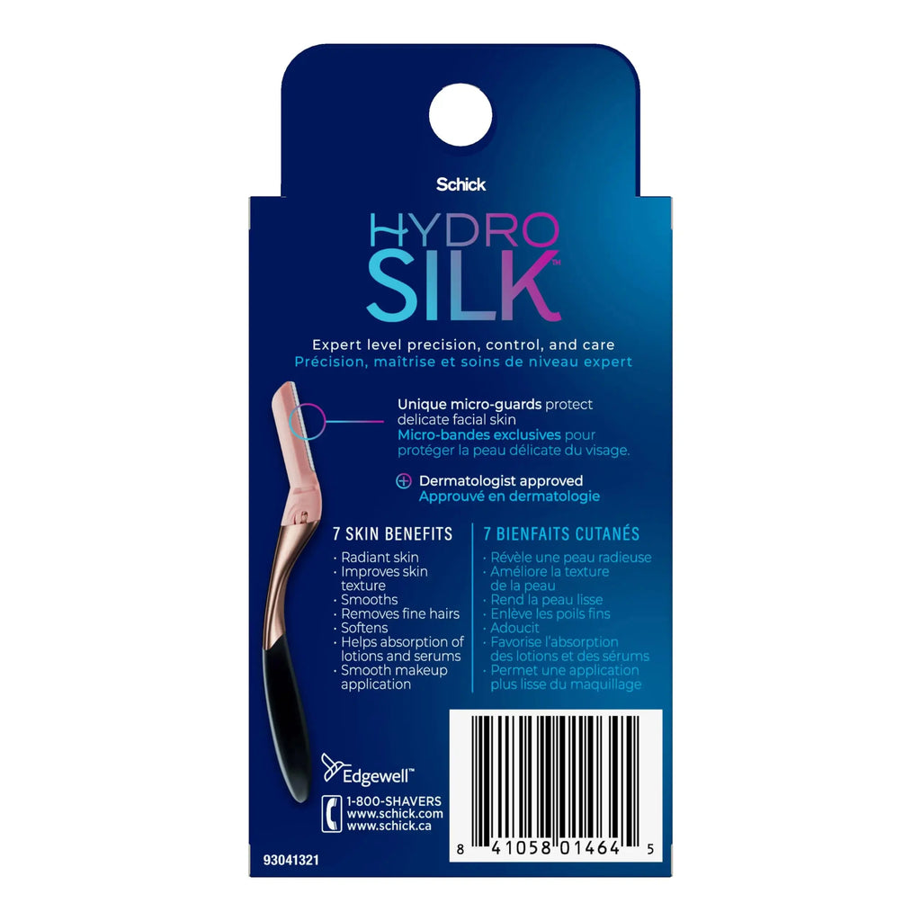 Schick Hydro Silk Dermaplaning Refill Blades - 3 Count Refills