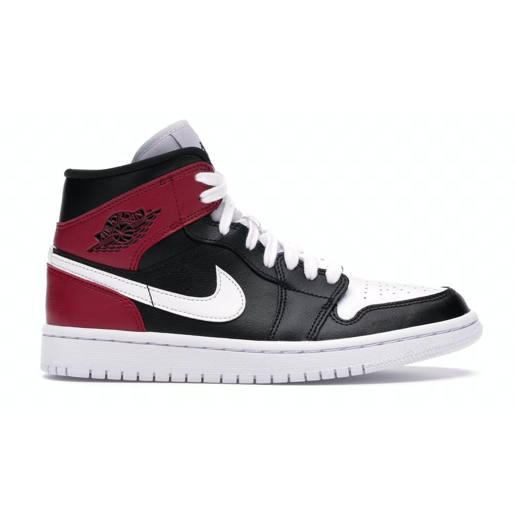 Air Jordan 1 Mid "Black Noble Red" (W)