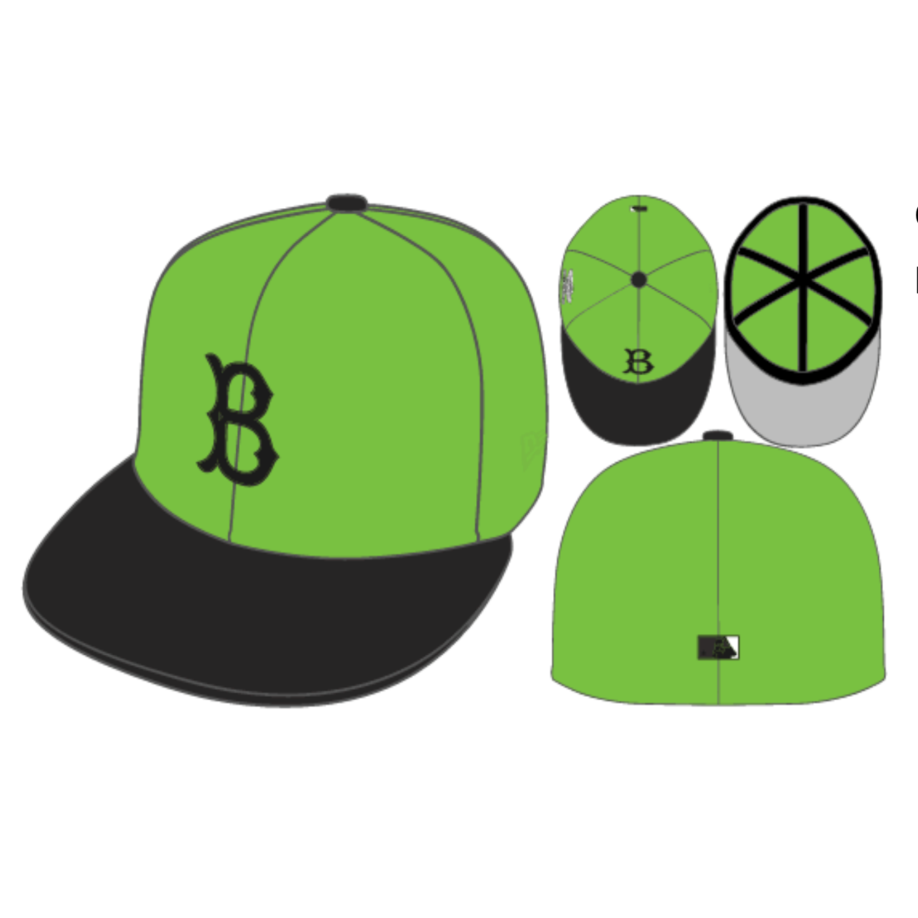 Brooklyn Dodgers Ebbets Field New Era Fitted Hat