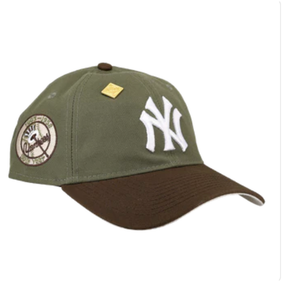 New York Yankees New Era 9Twenty Olive Adjustable Hat 50th year