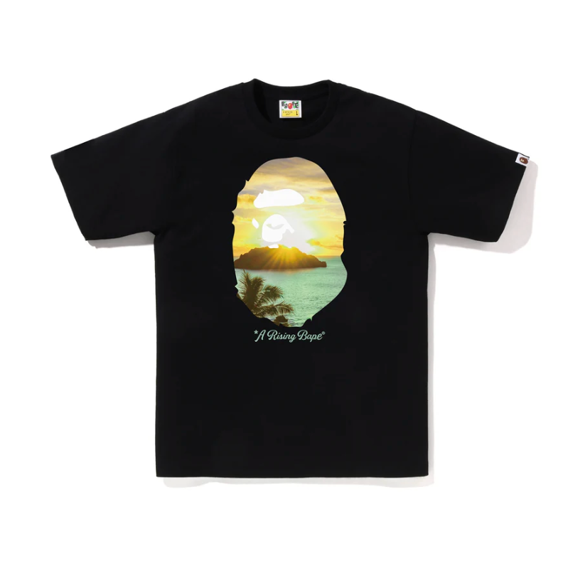 BAPE A RISING BAPE PHOTO TEE (BLACK)