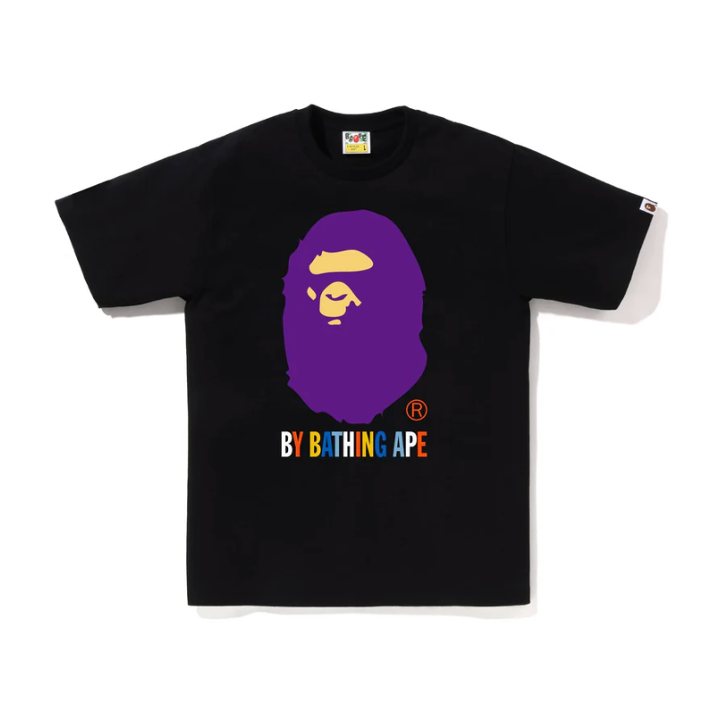 BAPE COLORS BY BATHING APE TEE (BLACK)