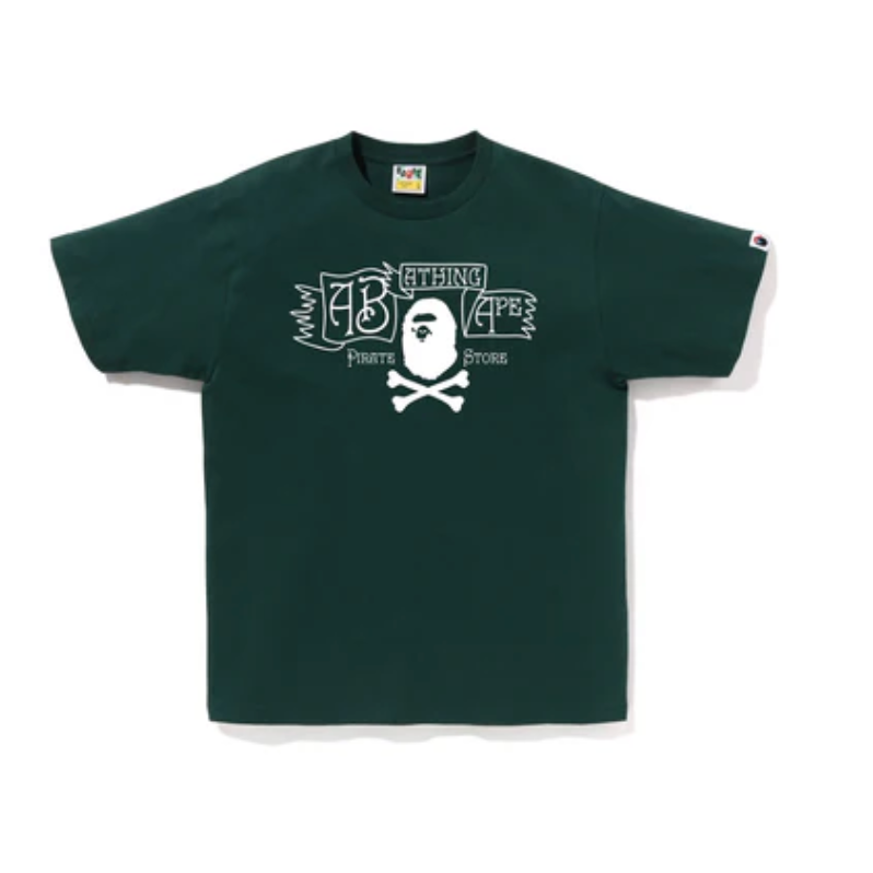 BAPE Ape Crossbone Logo tee (Green)