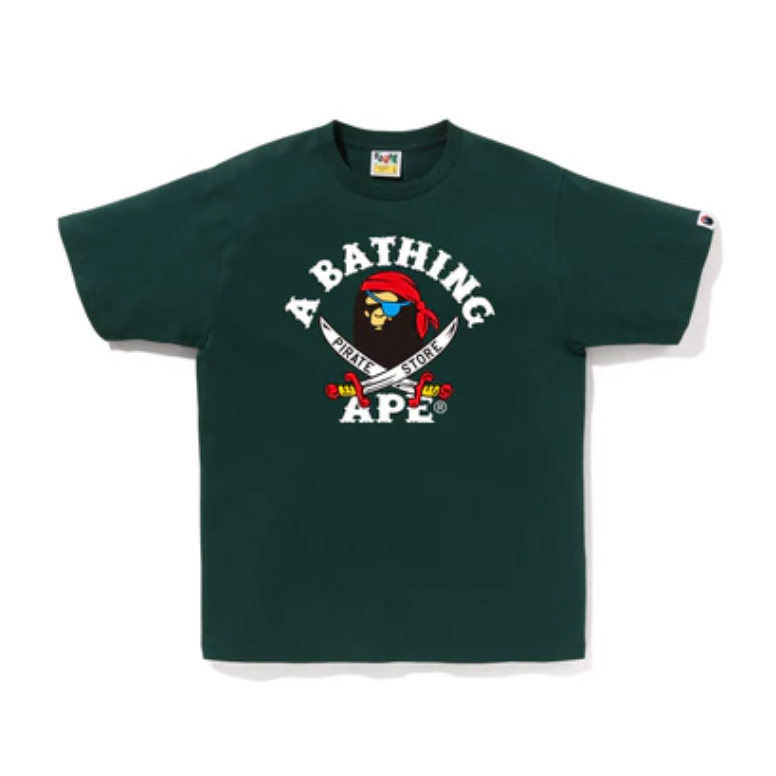 BAPE APE PIRATE TEE (Green)