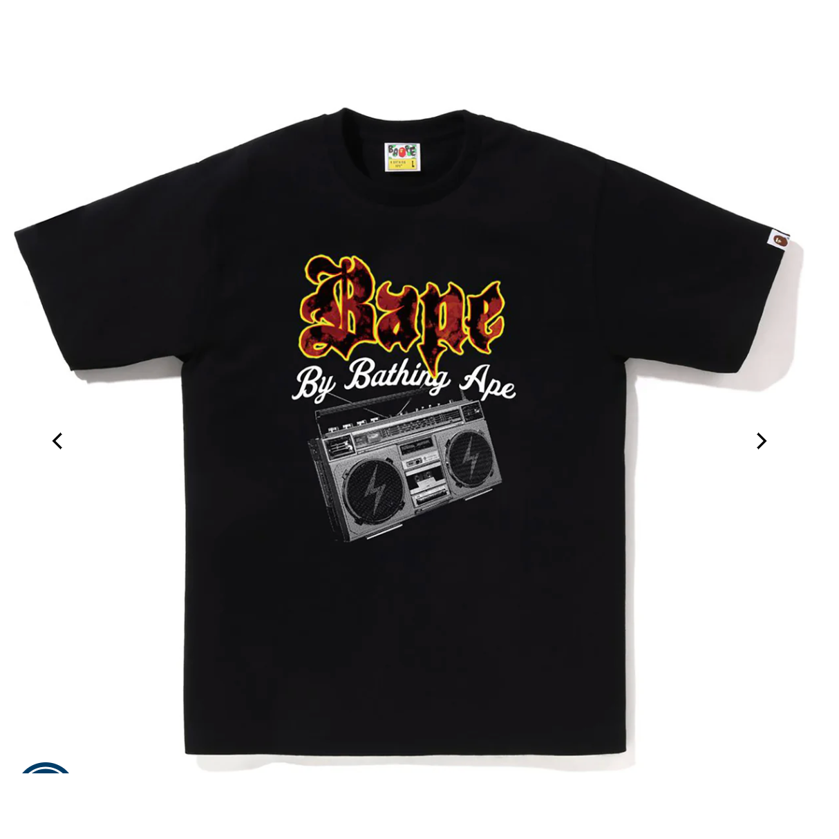 BAPE BOOMBOX TEE (Black)