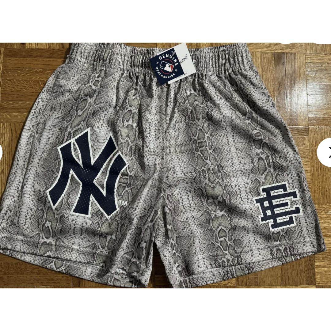 Eric Emanuel x New York Yankees Shorts MLB 2024 Snakeskin
