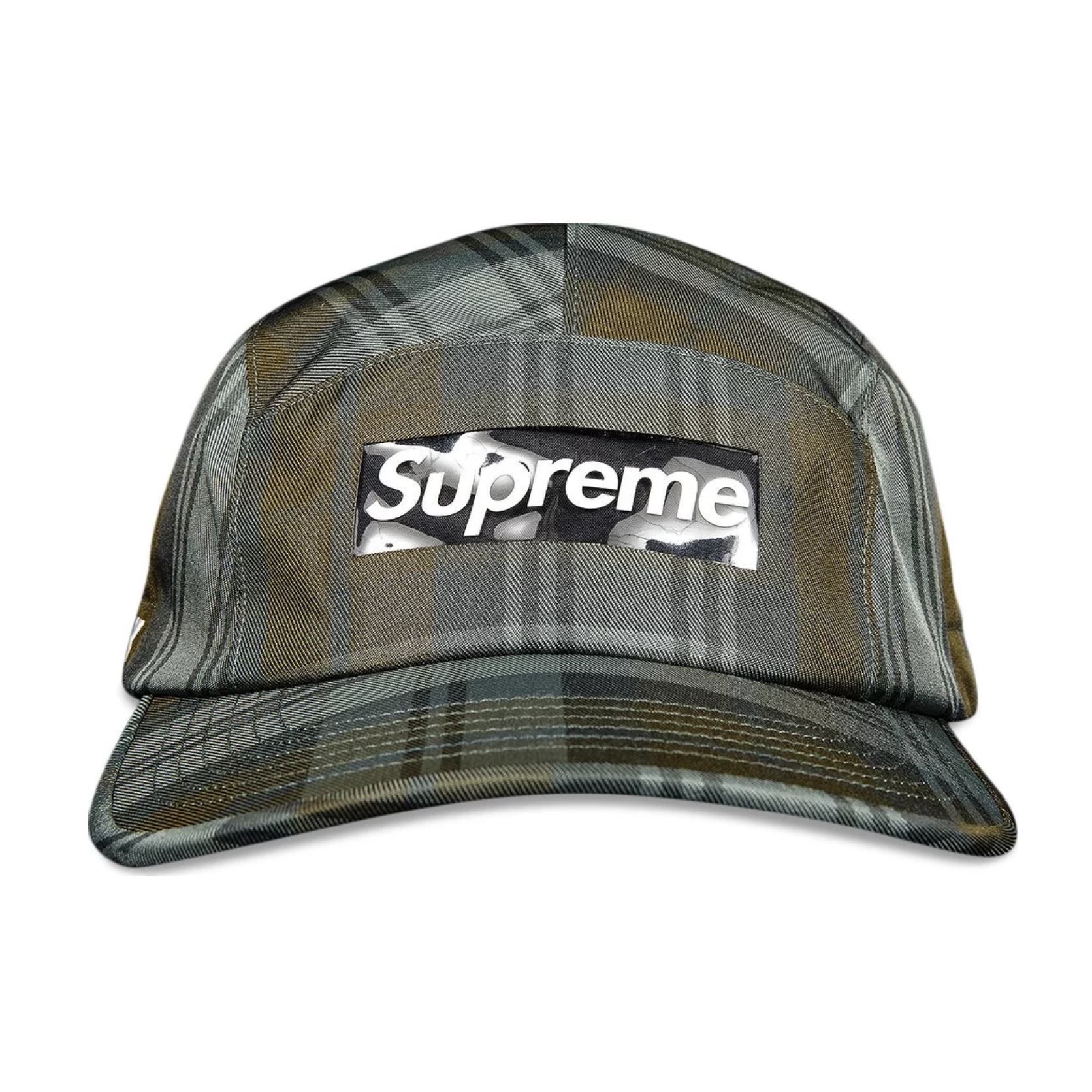 Supreme GORE-TEX Tech Camp Cap "Olive Plaid"