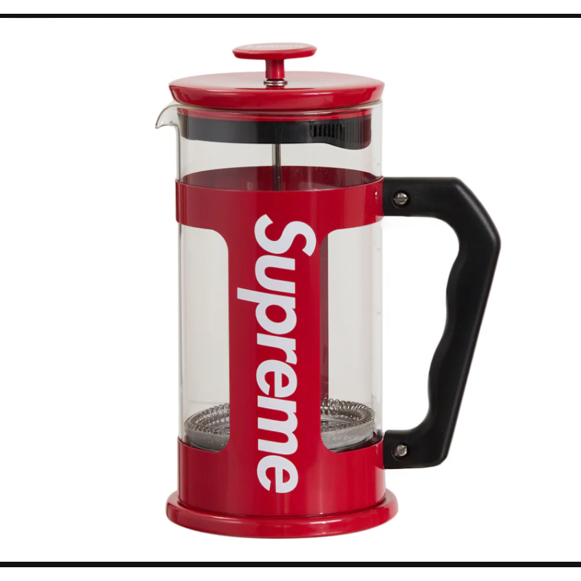 Supreme Bialetti 8-Cup French Press Red