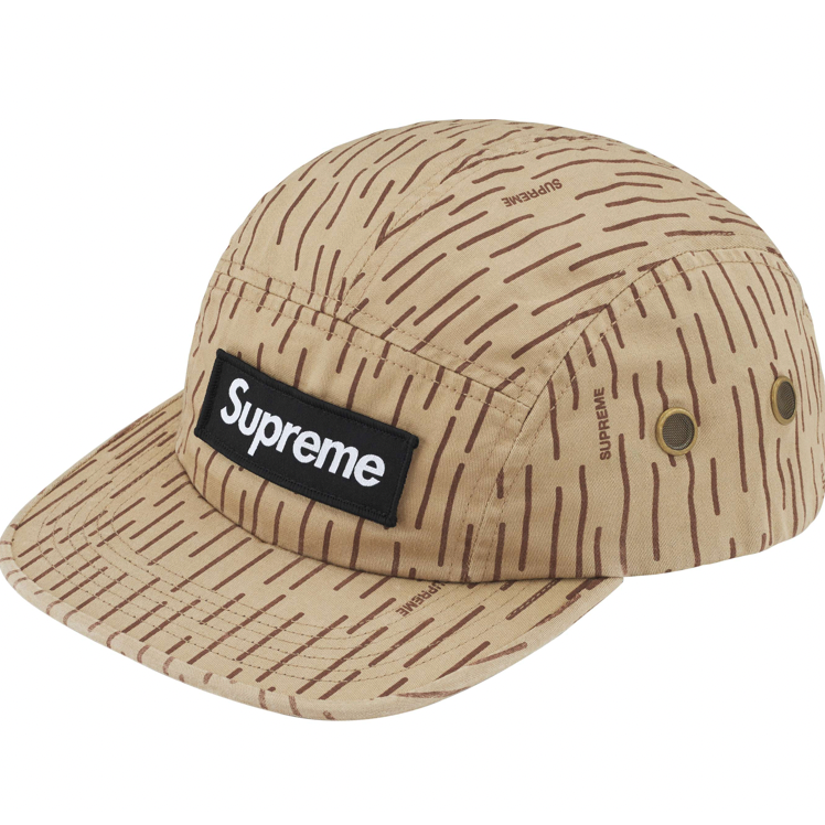 Supreme Military Camp Cap (SS24) Tan Rain
