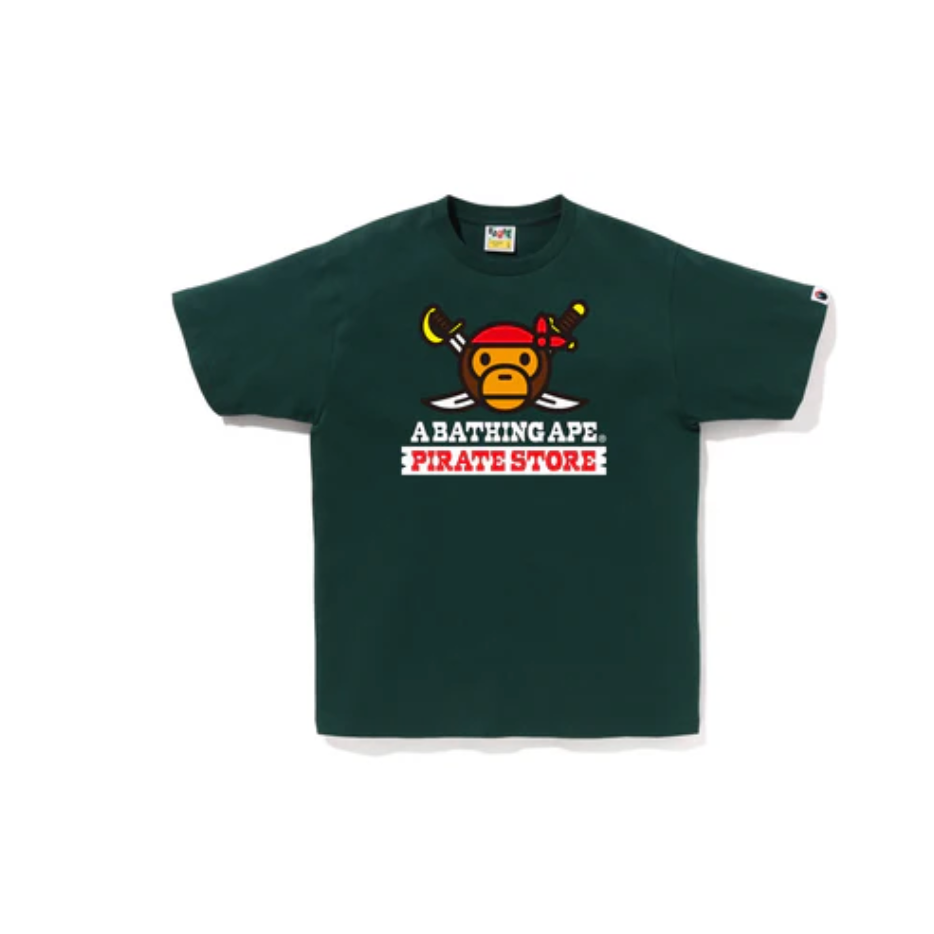 BAPE APE MILO PIRATE TEE (Green)