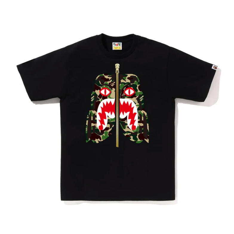 BAPE ABC CAMO TIGER TEE (Black/Green)