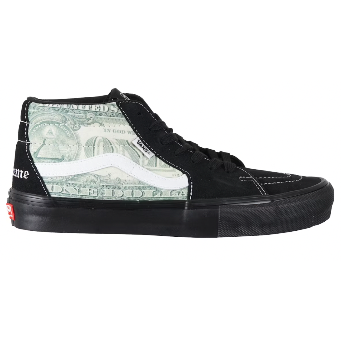 Vans Skate Grosso Mid "Supreme Dollar Black"