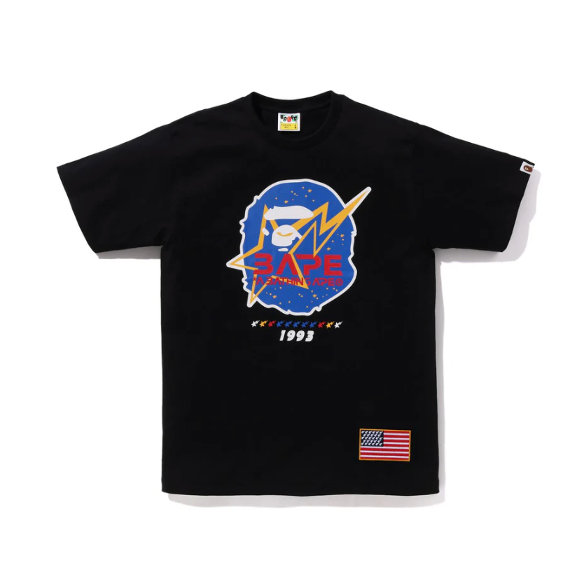 BAPE SPACE HEAD TEE (Black)