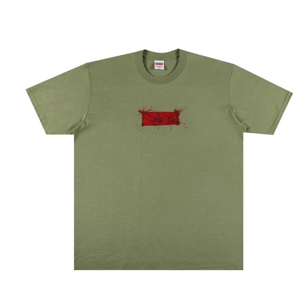Supreme Ralph Steadman Box Logo Tee Olive