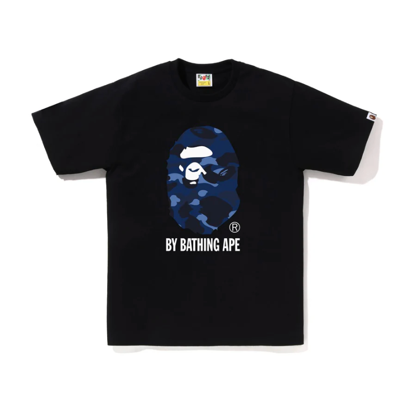 BAPE COLOR CAMO BY BATHING APE TEE (Black/Blue)