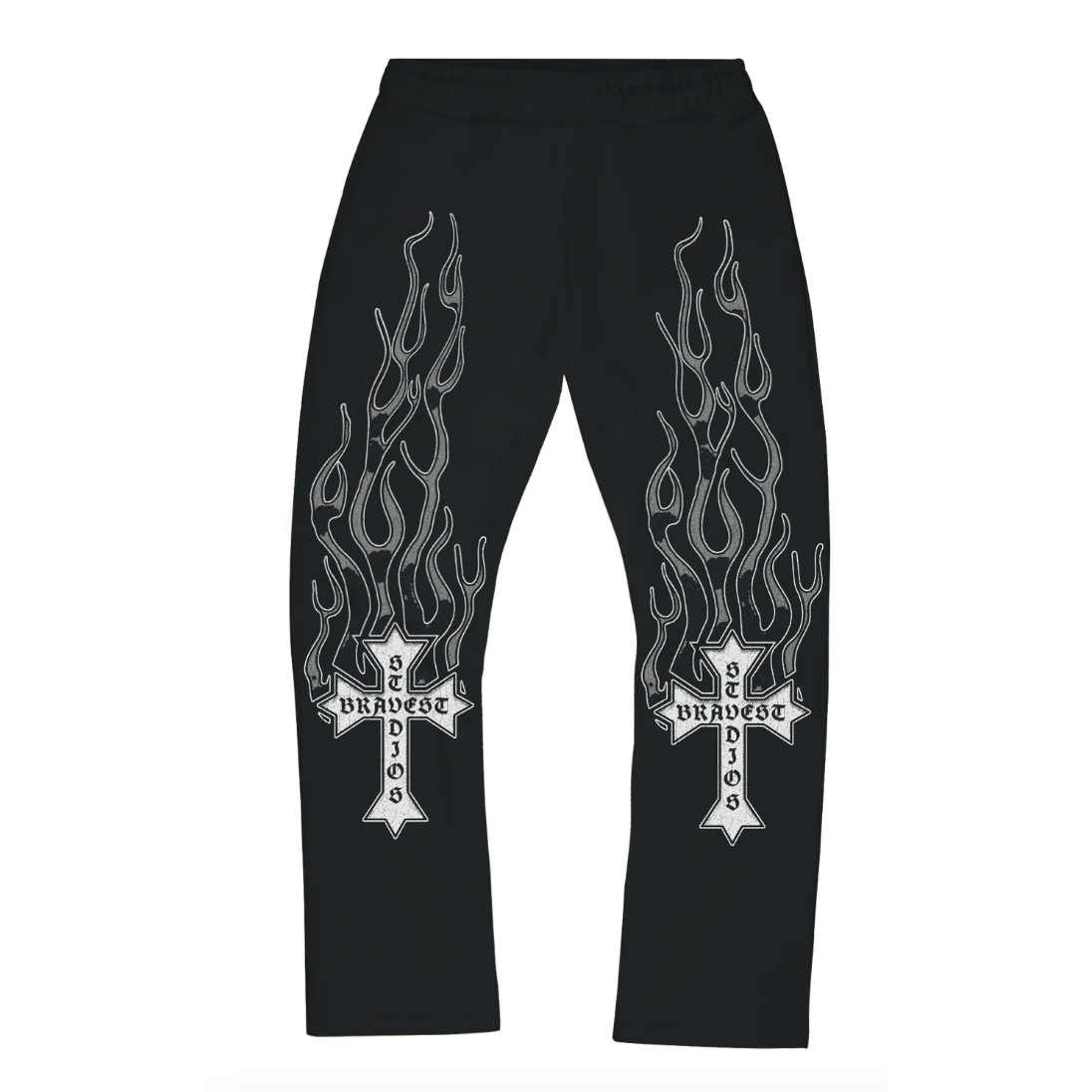 Bravest Flames Sweatpants (Grey)