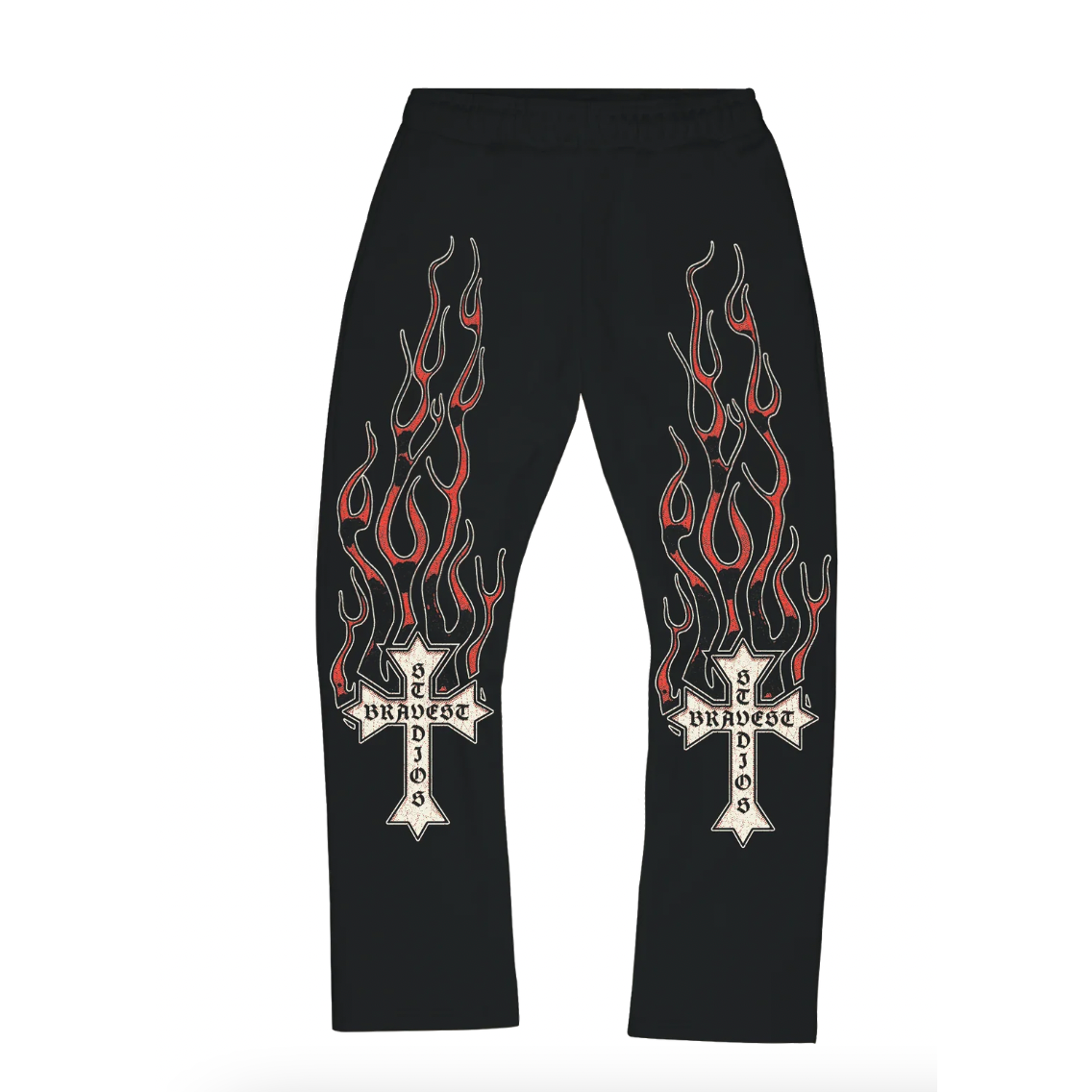 Bravest Flames Sweatpants (Red)