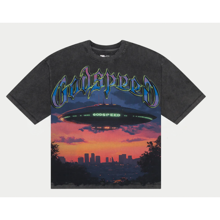 Godspeed U-A-P Grey Wash Tee
