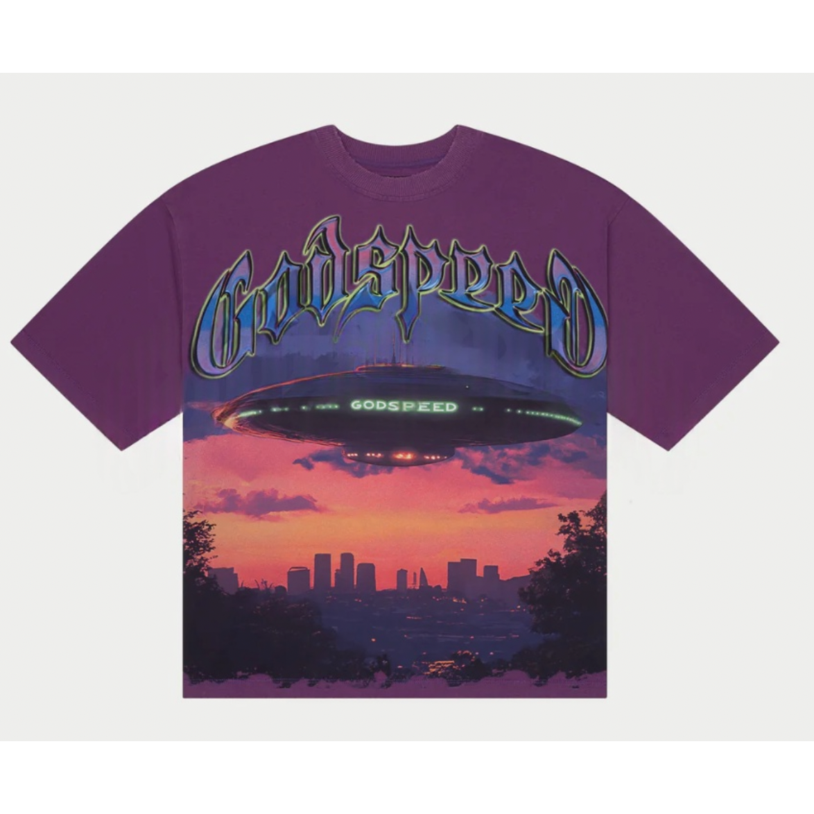 Godspeed U-A-P Purple Wash Tee
