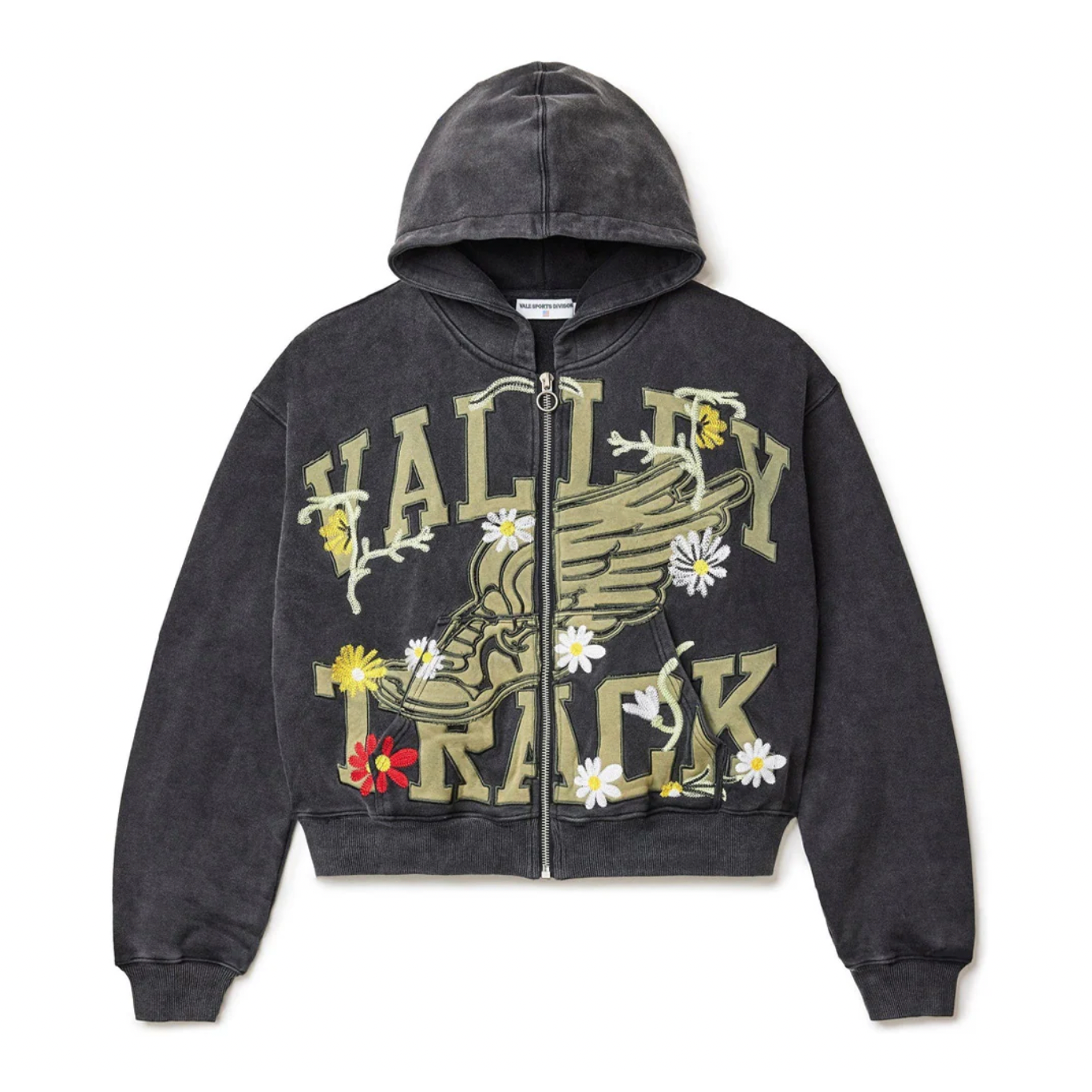 Vale Forever Midnight Garden Zip Up Hoodie (Black)
