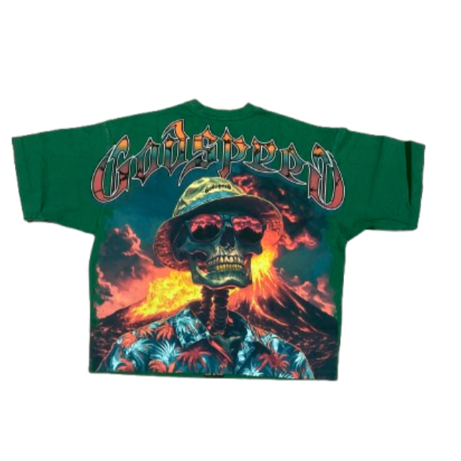 Godspeed Natural Disaster T-Shirt (Forrest Green)