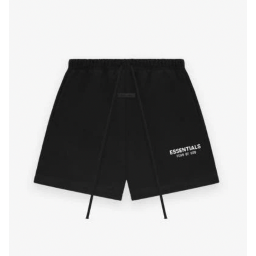 Fear of God Essentials Fleece Soccer Shorts Jet Black