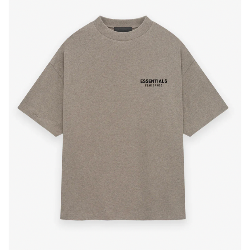 Fear of God Essentials Jersey Crewneck Tee (Heather Grey)