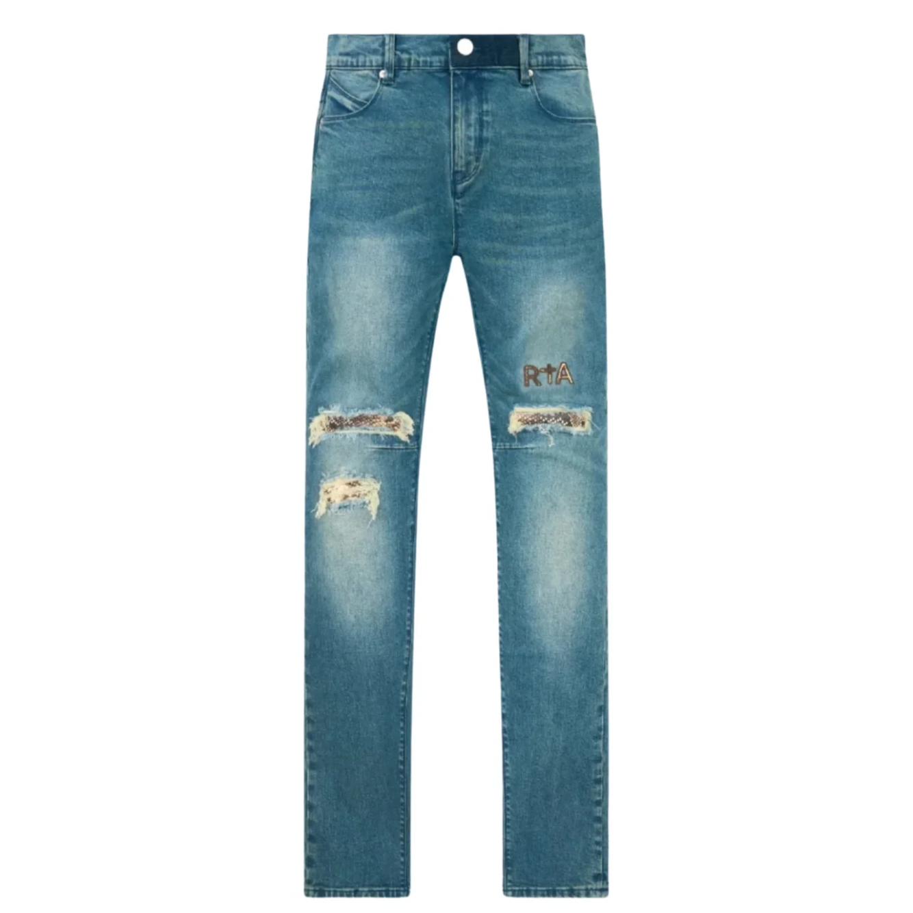 RTA Bryant Jean (Blue Distressed Snake)