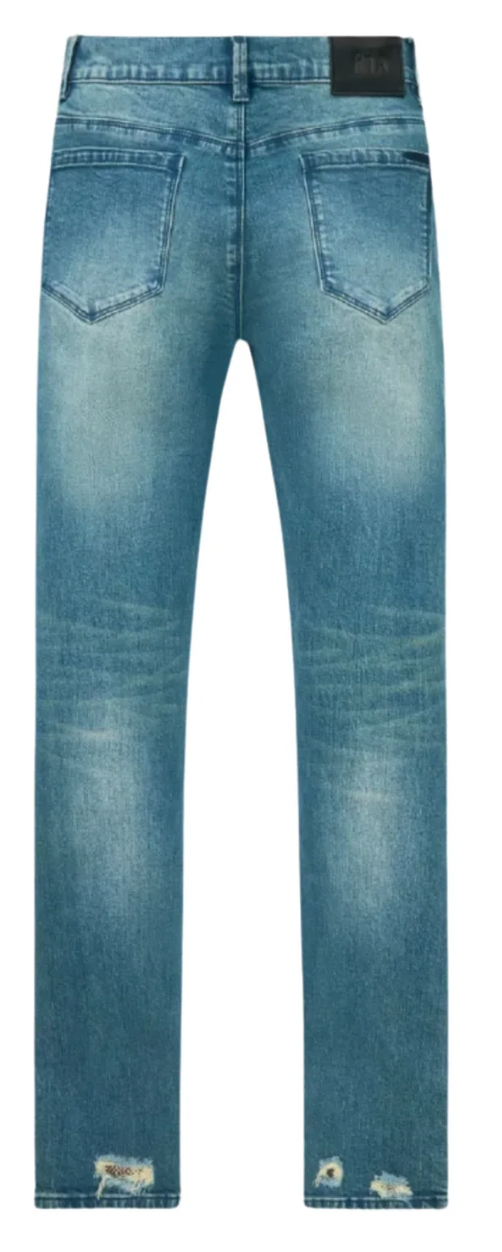 RTA Bryant Jean (Blue Distressed Snake)