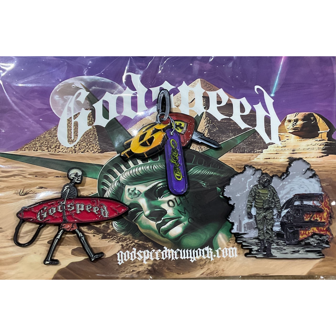 Godspeed Keys Pin Pack