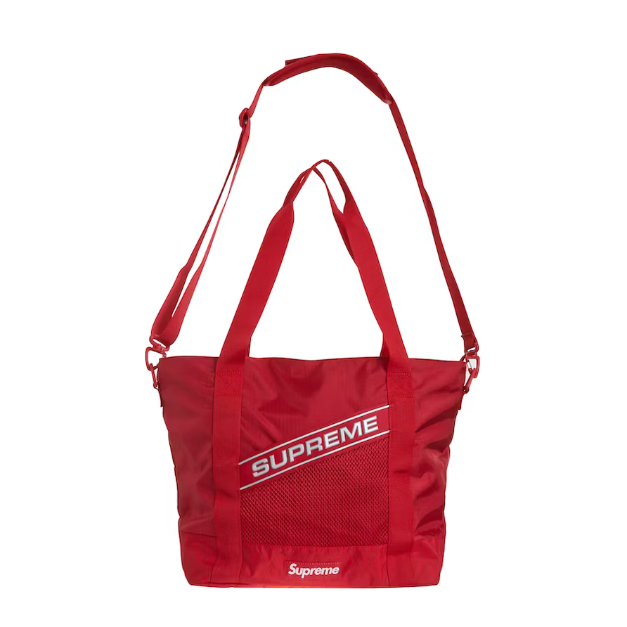 Supreme Logo Tote Bag Red