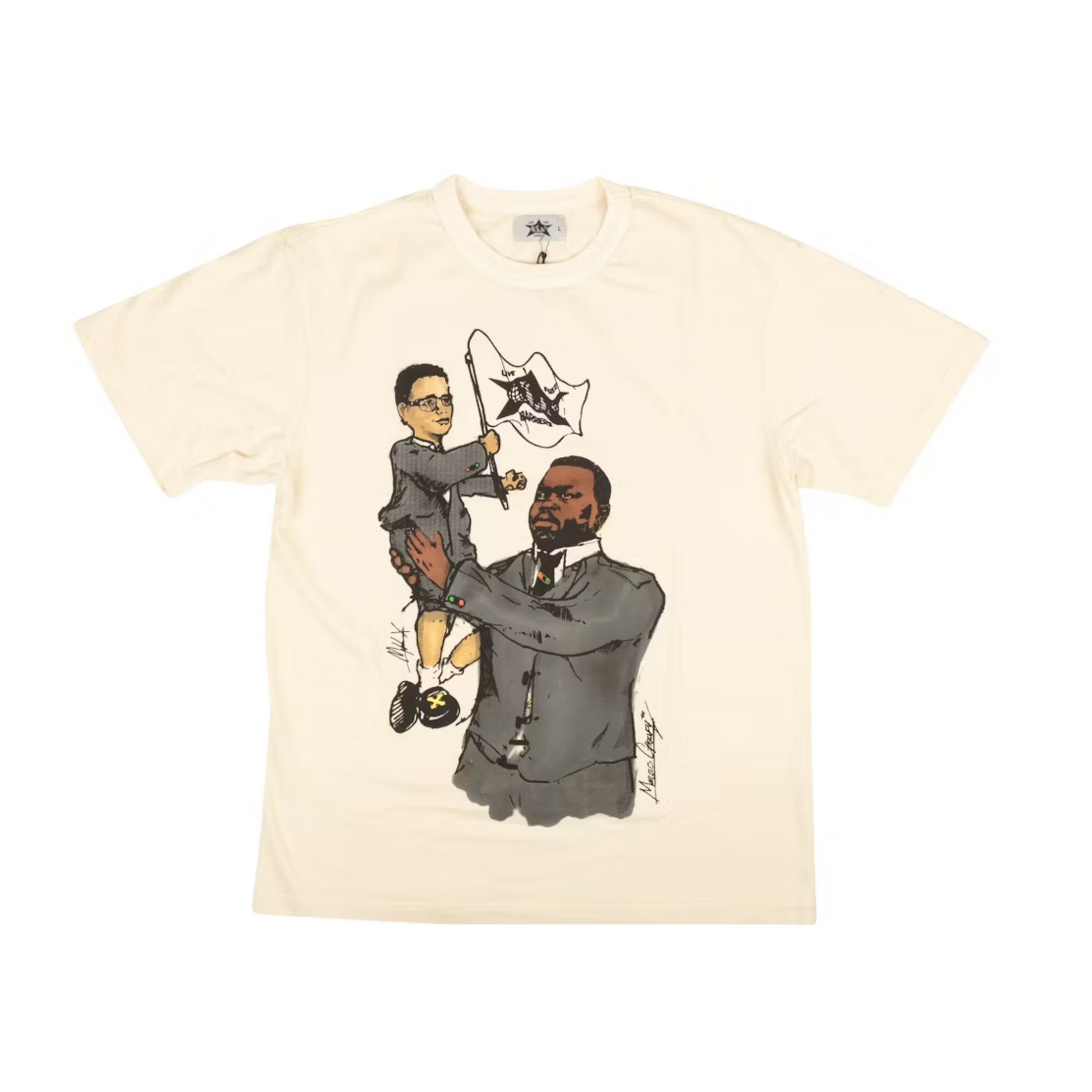 Barriers Marcus Garvey Malcolm X T-shirt Tee