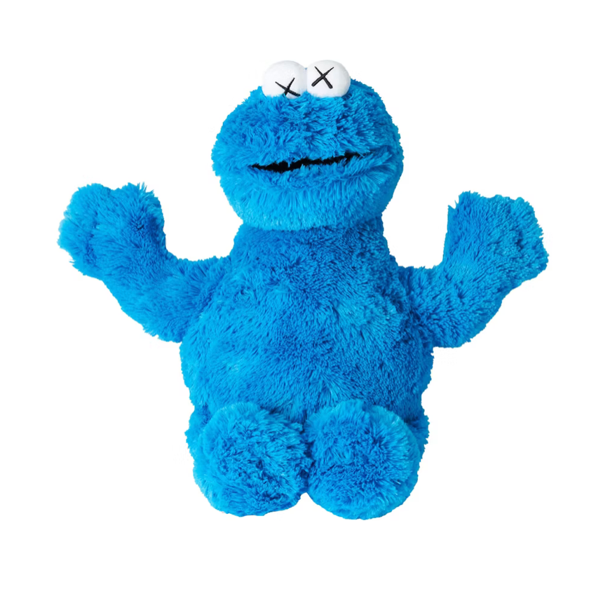 KAWS Sesame Street Uniqlo Cookie Monster Plush Toy