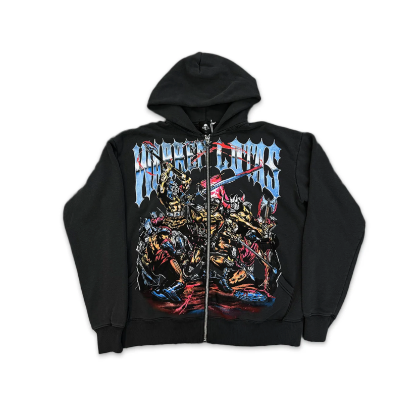 Warren Lotas "Battle Massacre" Zip Up Hoodie