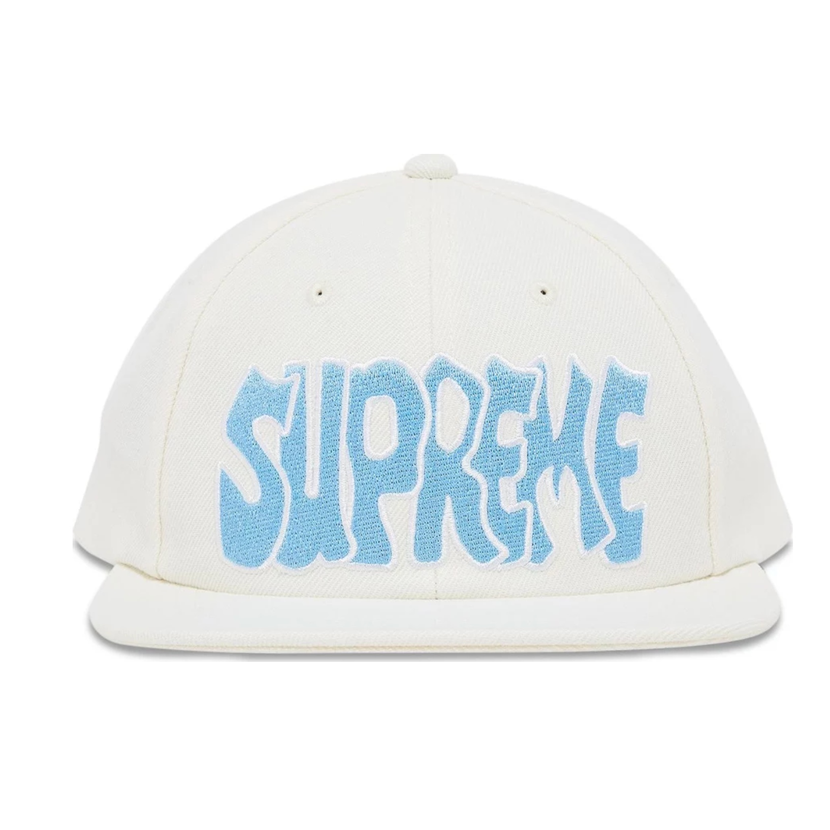Supreme Creep 6 Panel Snapback White