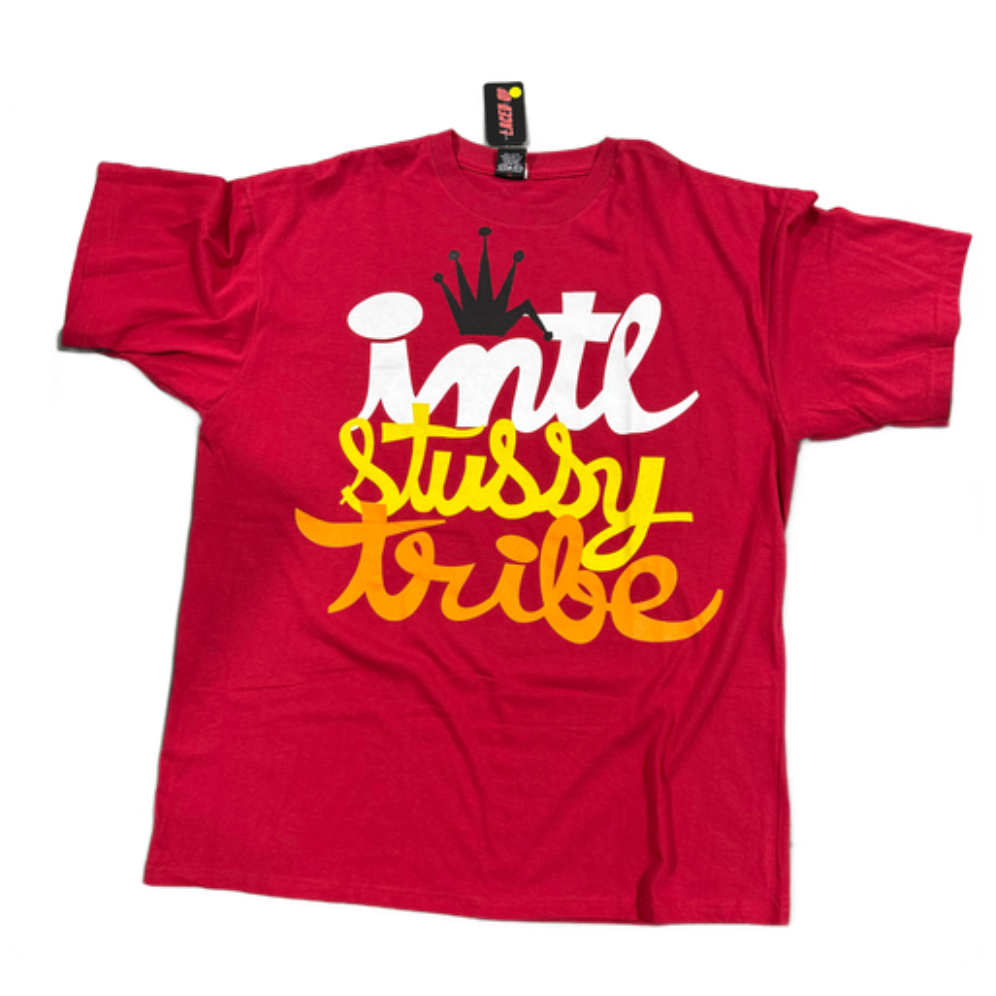 STUSSY INTERNATIONAL TRIBE RASTA T SHIRT