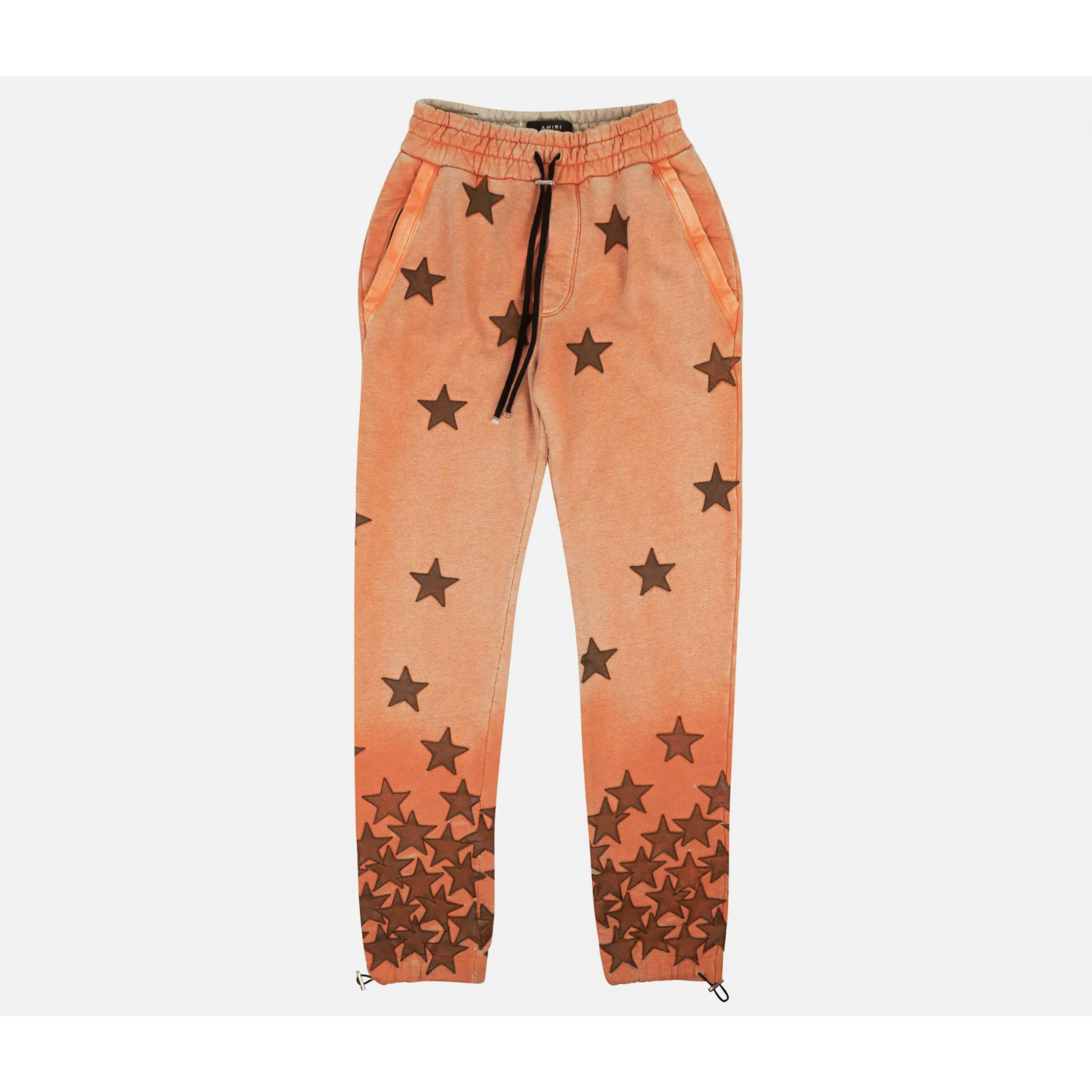 Amiri Orange Chemist Star Sweatpants