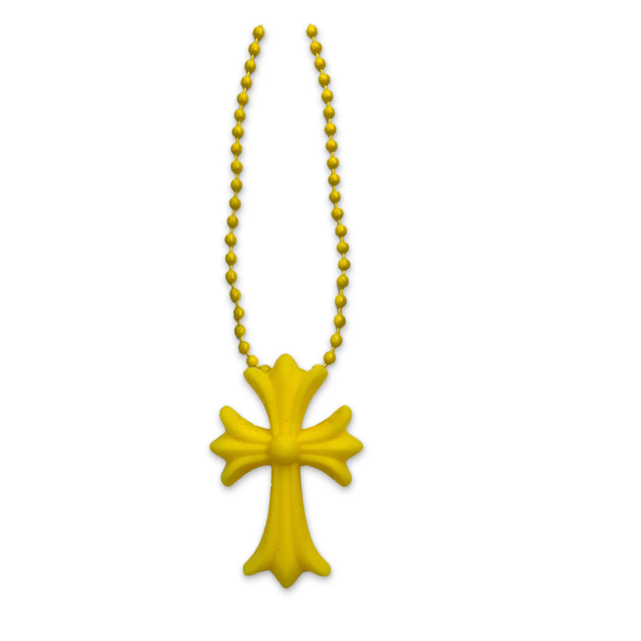 Chrome Hearts Tokyo 20th Anniversary Cross Necklace - Yellow