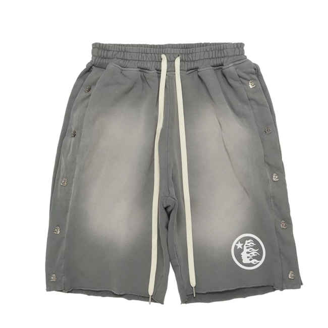 Hellstar Snap Shorts (Grey)