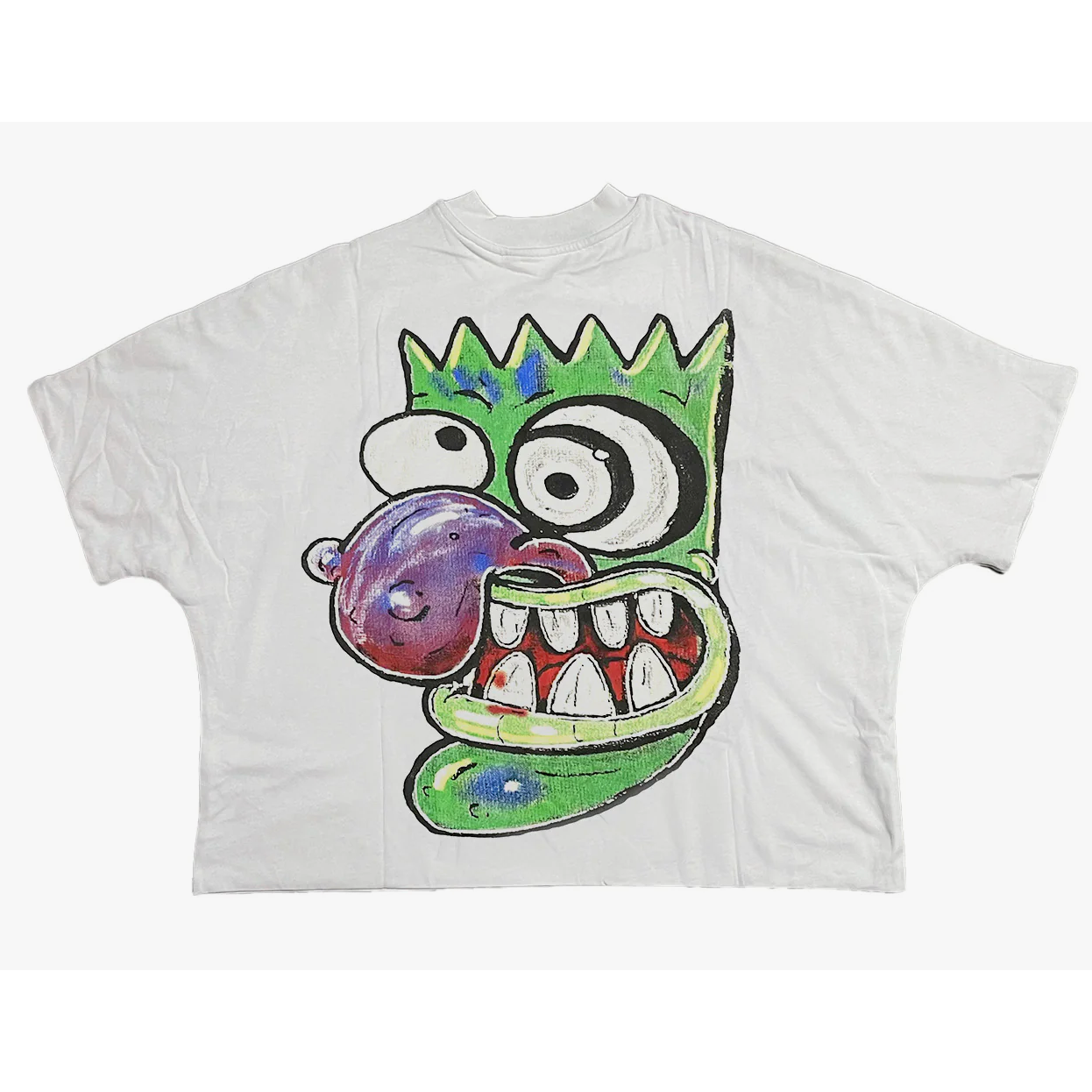BIllionaire Studios Hypno Eggplant White Tee