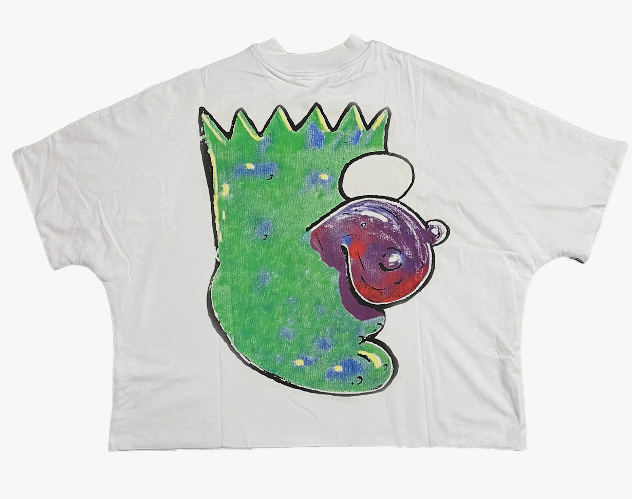 BIllionaire Studios Hypno Eggplant White Tee