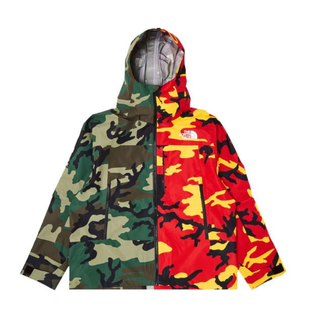 Supreme x The NF Split Taped Seam Shell Jacket 'Camo'
