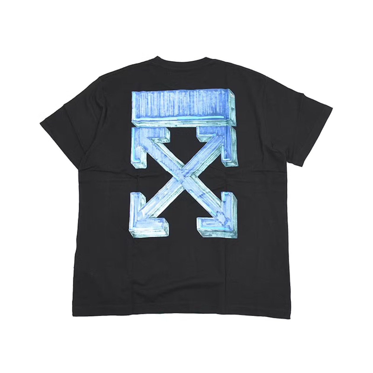 OFF-WHITE Marker Blue Arrows Oversized Tee Black