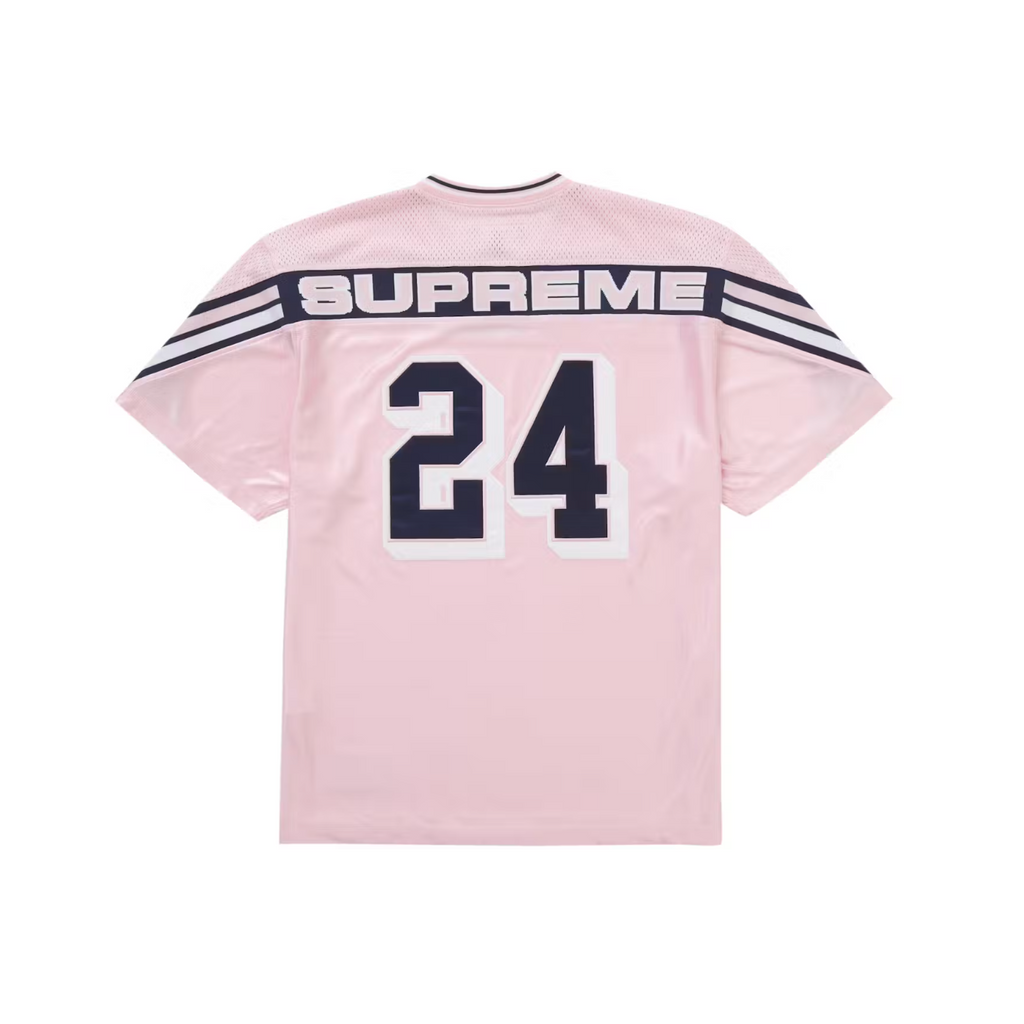 Supreme Jacquard Rib Football Jersey (Pink)