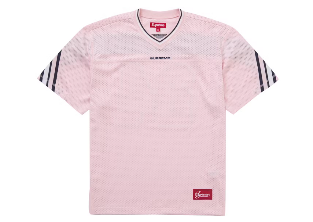 Supreme Jacquard Rib Football Jersey (Pink)