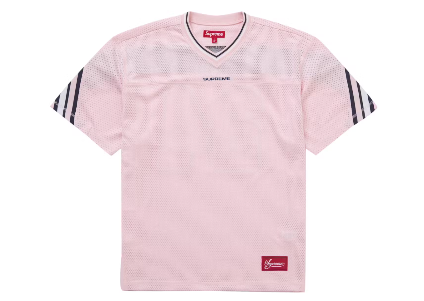 Supreme Jacquard Rib Football Jersey (Pink)