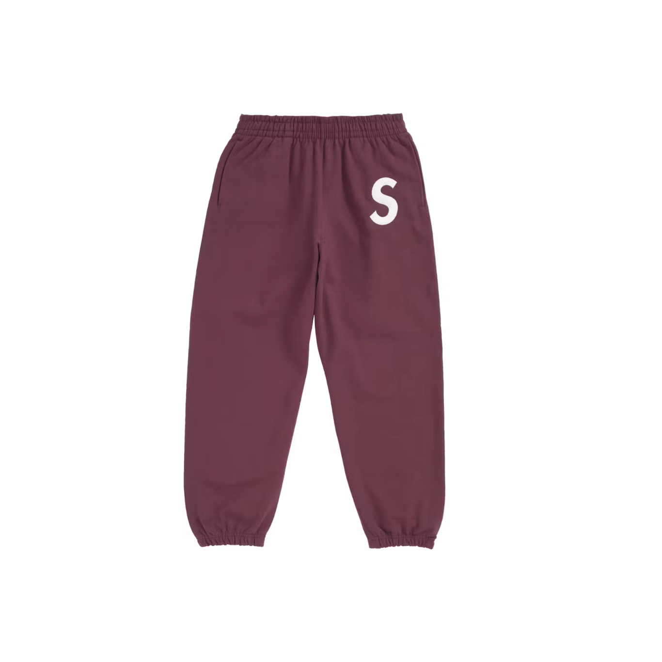 Supreme S Logo Sweatpant (FW24) (Maroon)