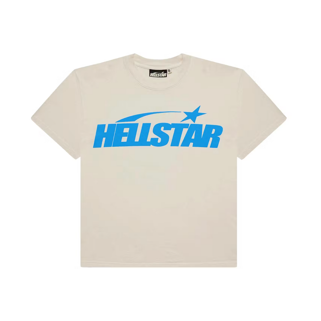 Hellstar Classic T-shirt (Regular Print) White/Blue